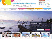 Tablet Screenshot of coloursofistria.com